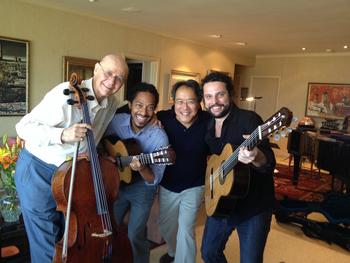 Rehearsal with Yo-Yo Ma and Carlos Prieto 2014
